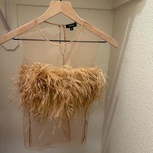 the bar marcel top in champagne NEVER WORN